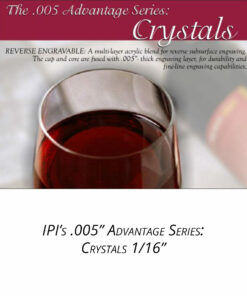 IPI 005 Advantage Series - Crystals engraving material from Main Trophy Supply