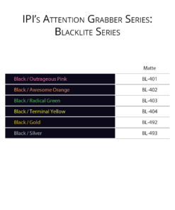 PI Attention Grabber Series - Blacklite Engravable material color options from Main Trophy Supply