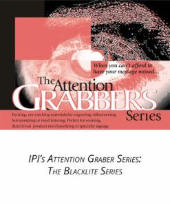 IPI Attention Grabber Series - Blacklite Engravable material from Main Trophy Supply