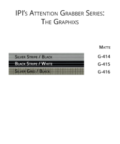 IPI Attention Grabber Series - Graphixs Engravable material color options from Main Trophy Supply