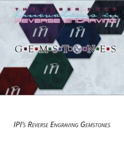 IPI Laser Reverse Engravable Gemstones engraving material from Main Trophy Supply