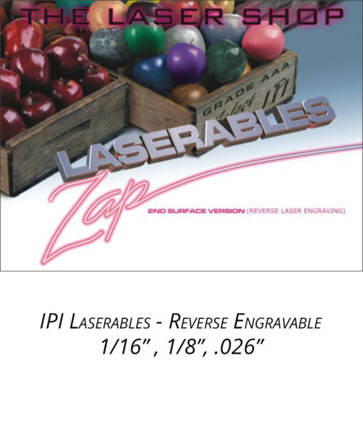 IPI Laserables - Reverse Engravable material from Main Trophy Supply