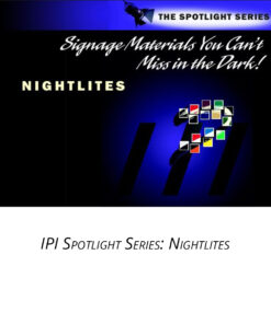 IPI Spotlight Series - Nightlites - engraving material from Main Trophy Supply